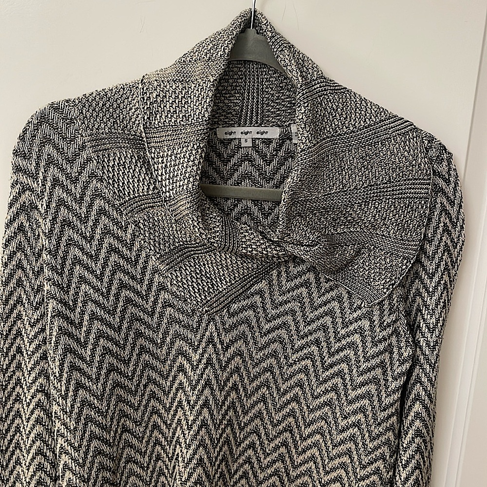 Eight Eight Eight Pull Over Cotton Sweater/Herringbone